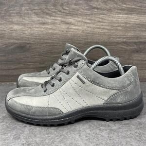 Hotter Mist GTX Sneakers Womens Size 7.5 Grey Black Gore Tex Walking Hiking